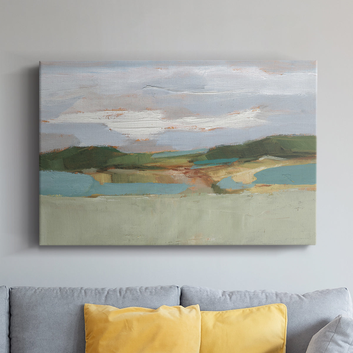High Noon Vista Study II - Canvas Art Print