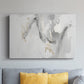 Grey Brushstrokes CXVII - Canvas Art Print