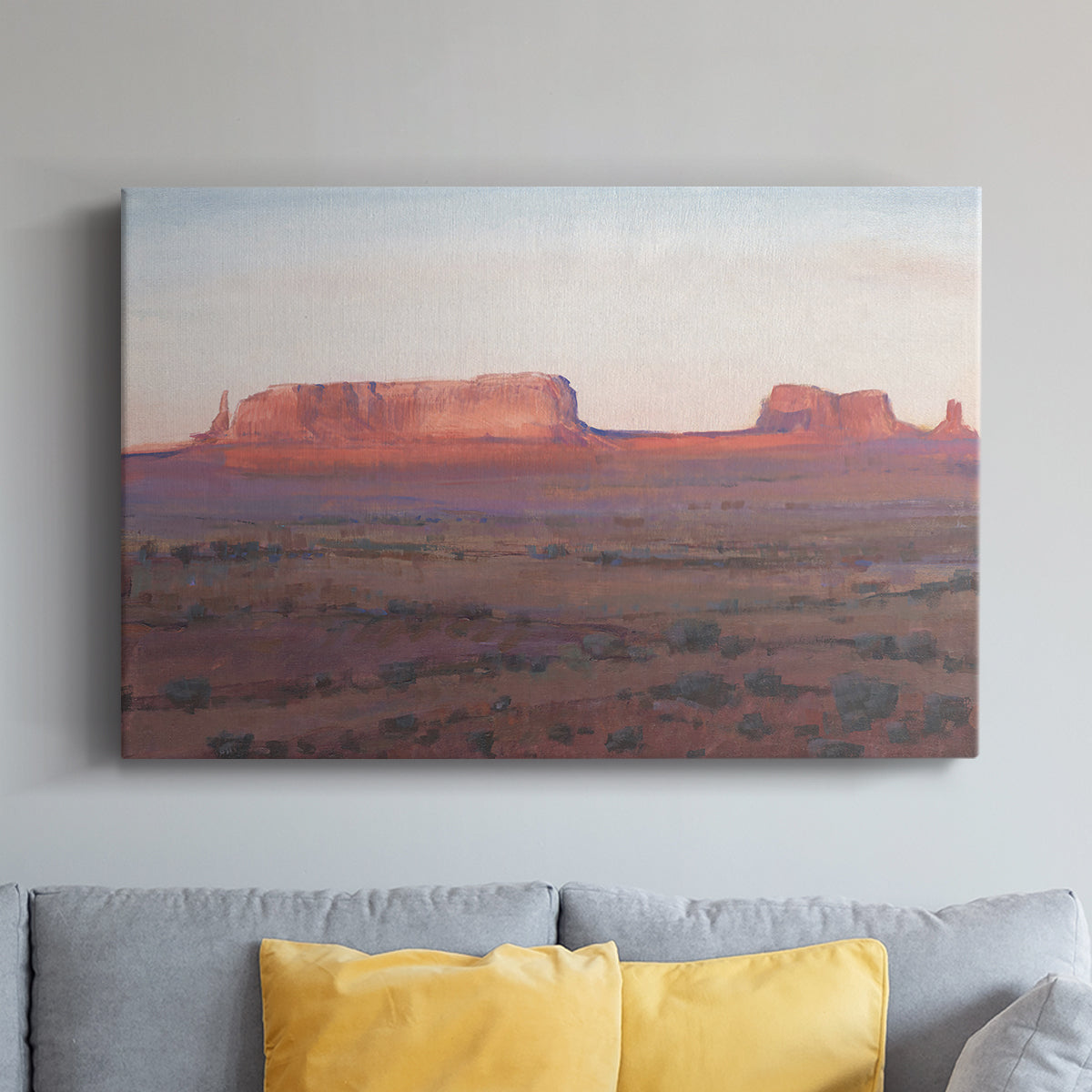 Red Rocks at Dusk I - Canvas Art Print