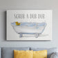 Scrub A Dub - Canvas Art Print