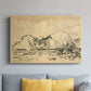 Hatched Horizon II - Canvas Art Print