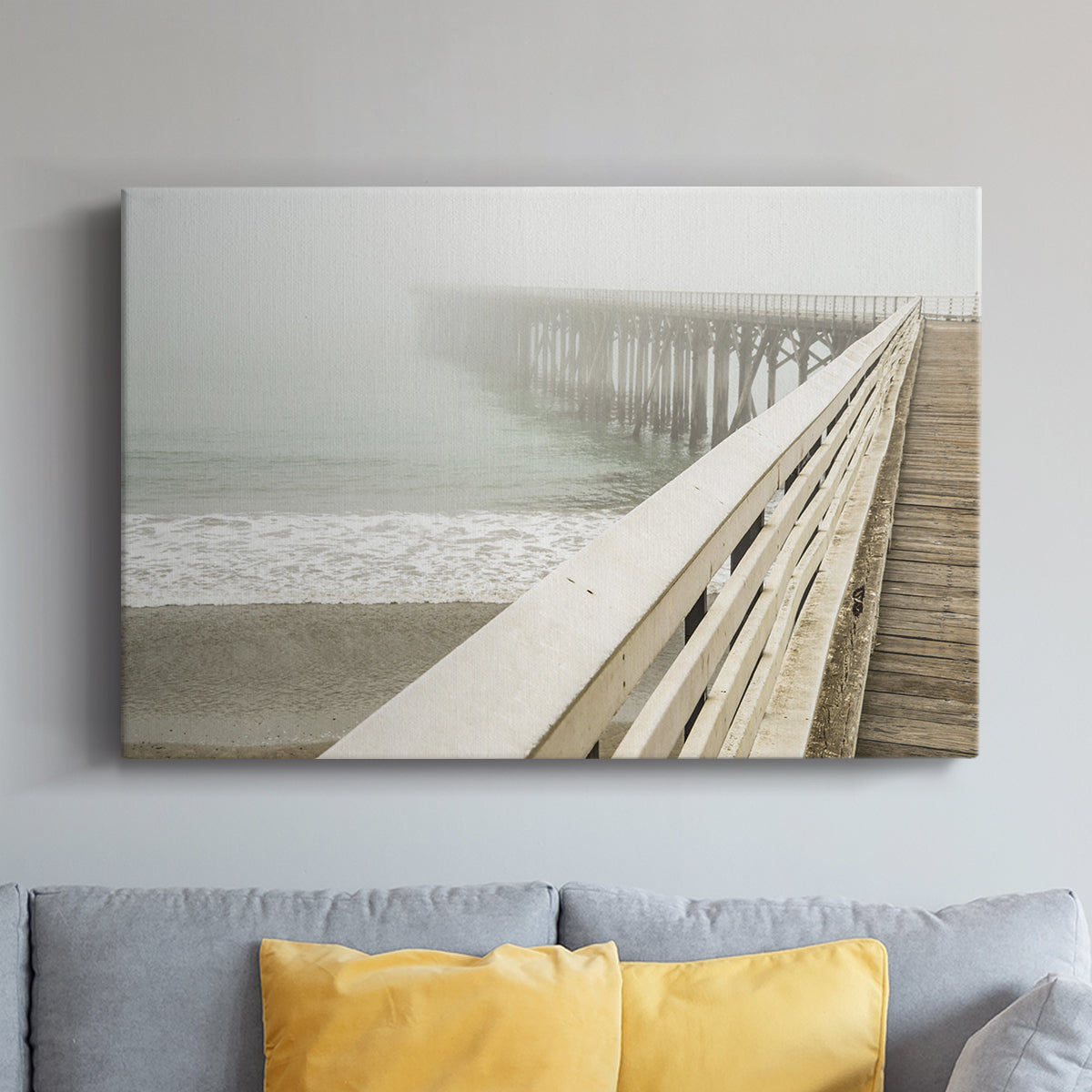 Ocean Pier - Canvas Art Print