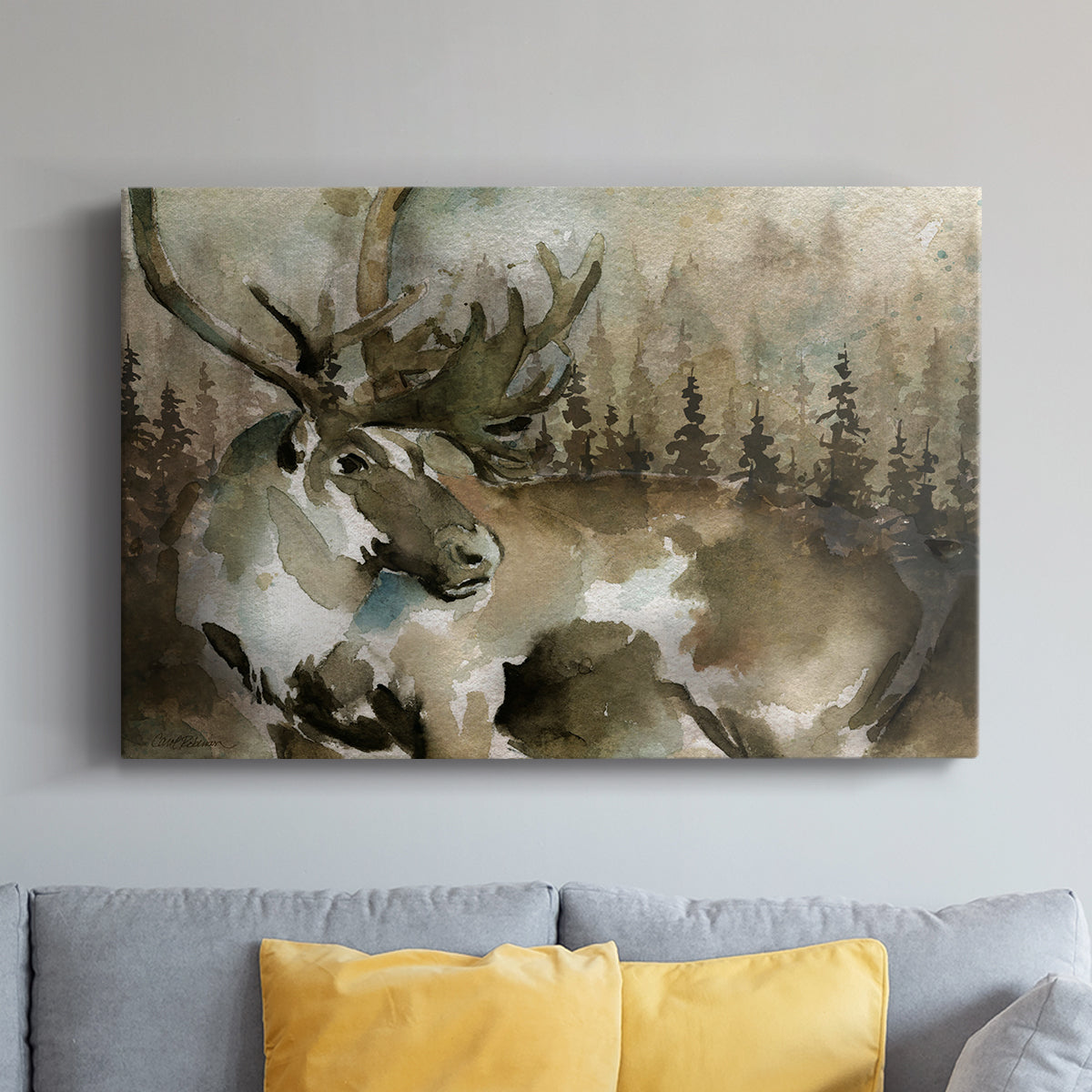 Lodge Twilight III - Canvas Art Print