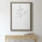 Botanical Gesture V - Premium Canvas Framed in Barnwood - Ready to Hang