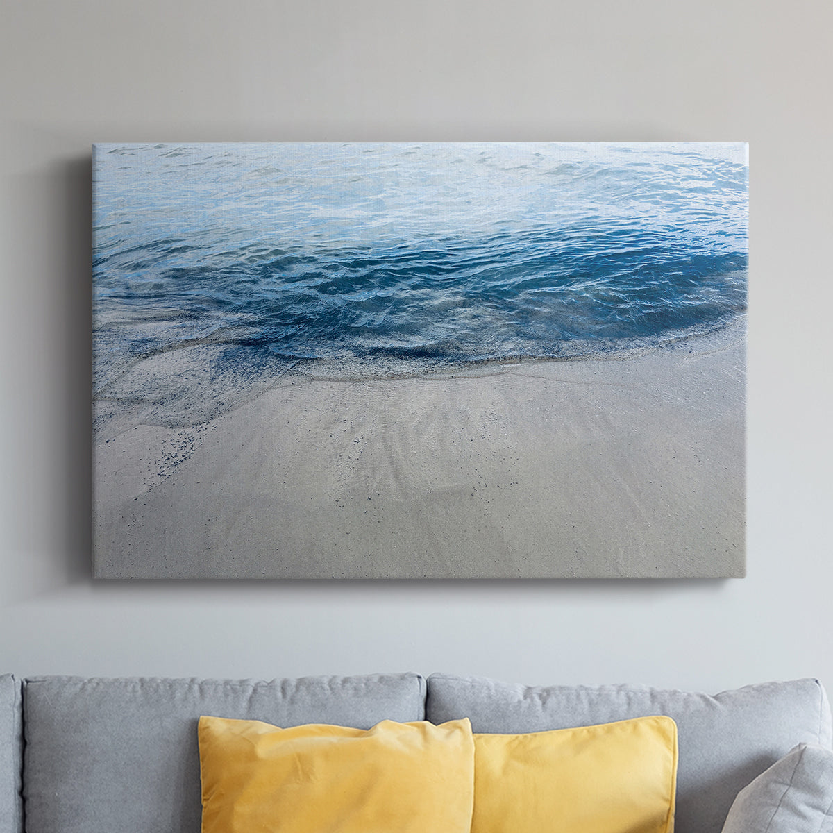 Aegean Blue Water - Canvas Art Print