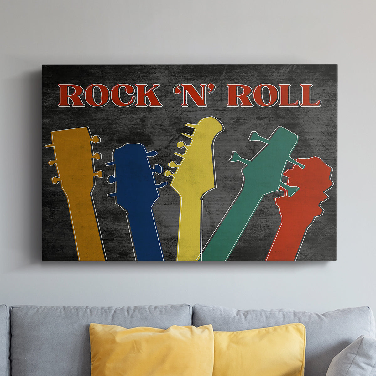 Rock and Roll - Canvas Art Print