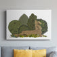 Hare Reclining in Leaves - Canvas Art Print