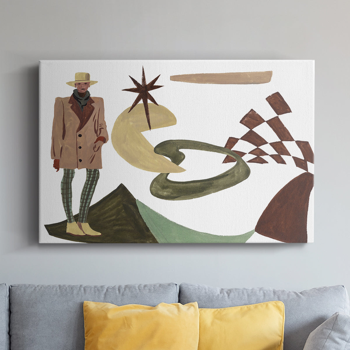 Vintage Vibes IV - Canvas Art Print