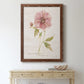 Soft Peony - Premium Canvas Framed in Barnwood - Ready to Hang