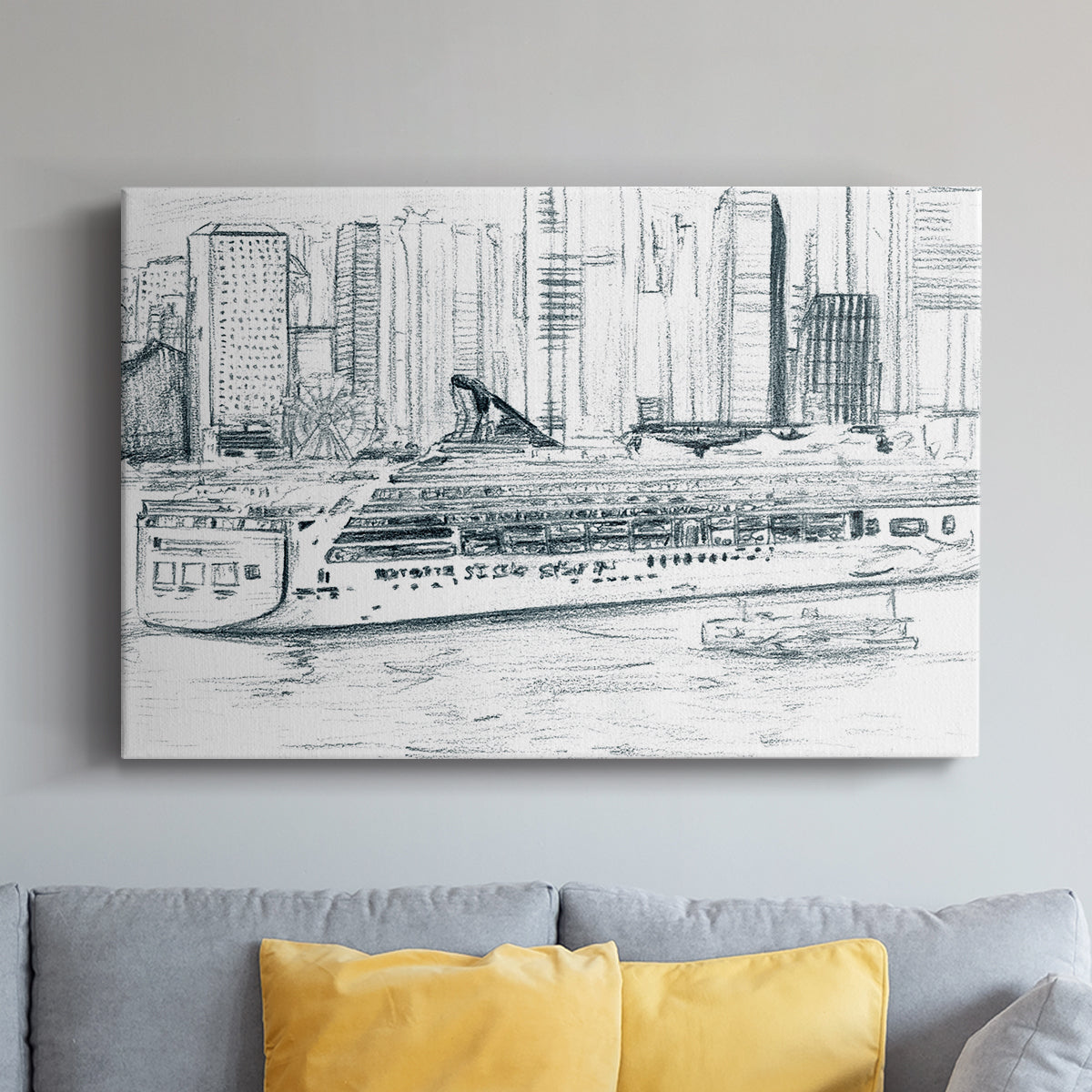Ferryboats II - Canvas Art Print