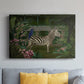 Zebra In Conservatory - Canvas Art Print