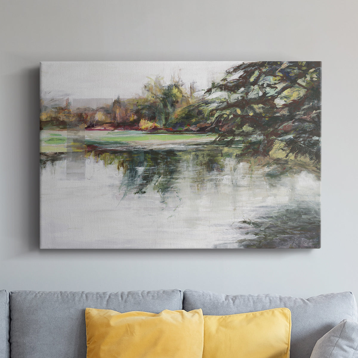 Upon Reflection - Canvas Art Print