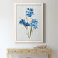 Blue Blossom Botanical I - Premium Canvas Framed in Barnwood - Ready to Hang