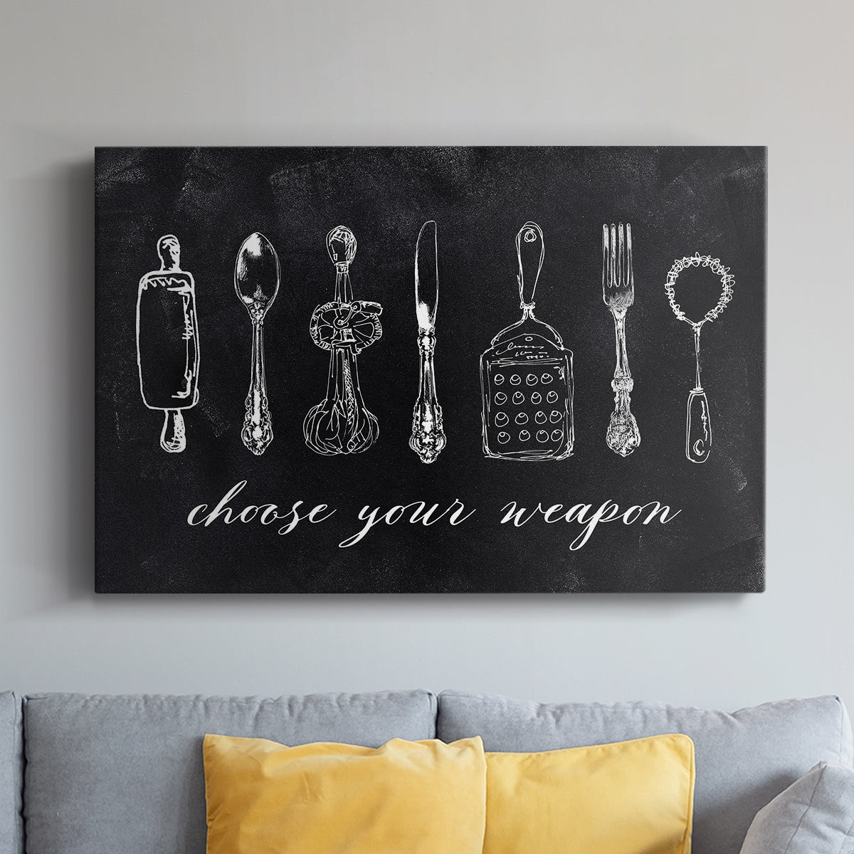 Choose Your Weapon - Canvas Art Print
