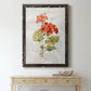 Linen Geranium - Premium Canvas Framed in Barnwood - Ready to Hang