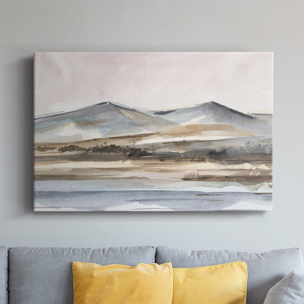 Autumn Mountain Valley II - Canvas Art Print