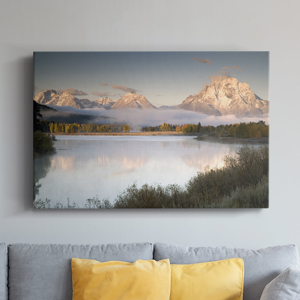 Snake River Fog - Canvas Art Print
