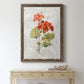 Linen Geranium - Premium Canvas Framed in Barnwood - Ready to Hang