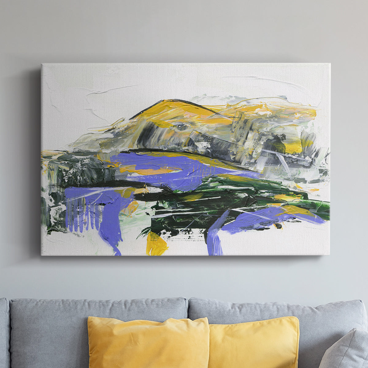 Silent Mountain V - Canvas Art Print