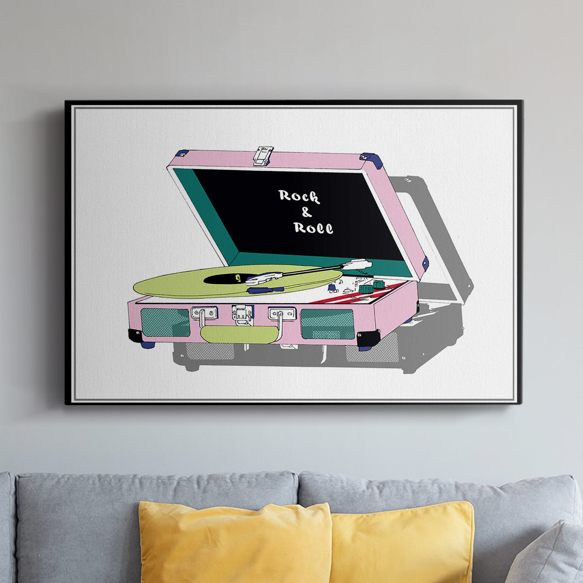 Record Shop I - Canvas Art Print