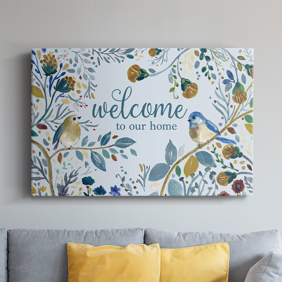 Welcome to Our Home - Canvas Art Print