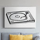 Vinyl Sketch - Canvas Art Print