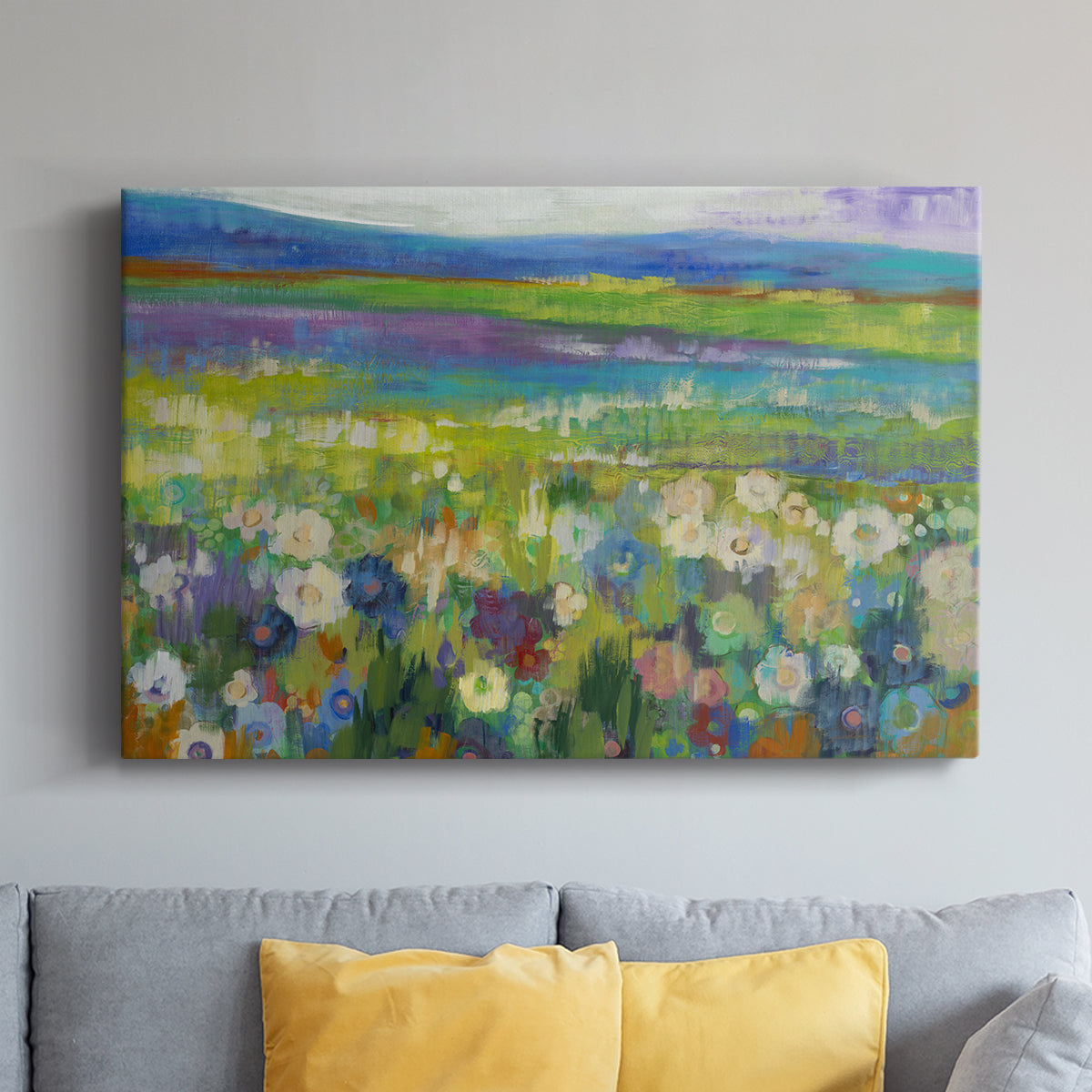 Flowerfields - Canvas Art Print