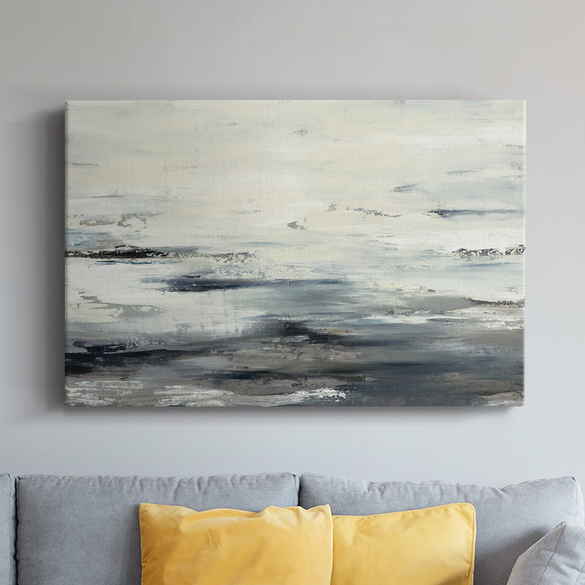 On The Stormy Seas - Canvas Art Print