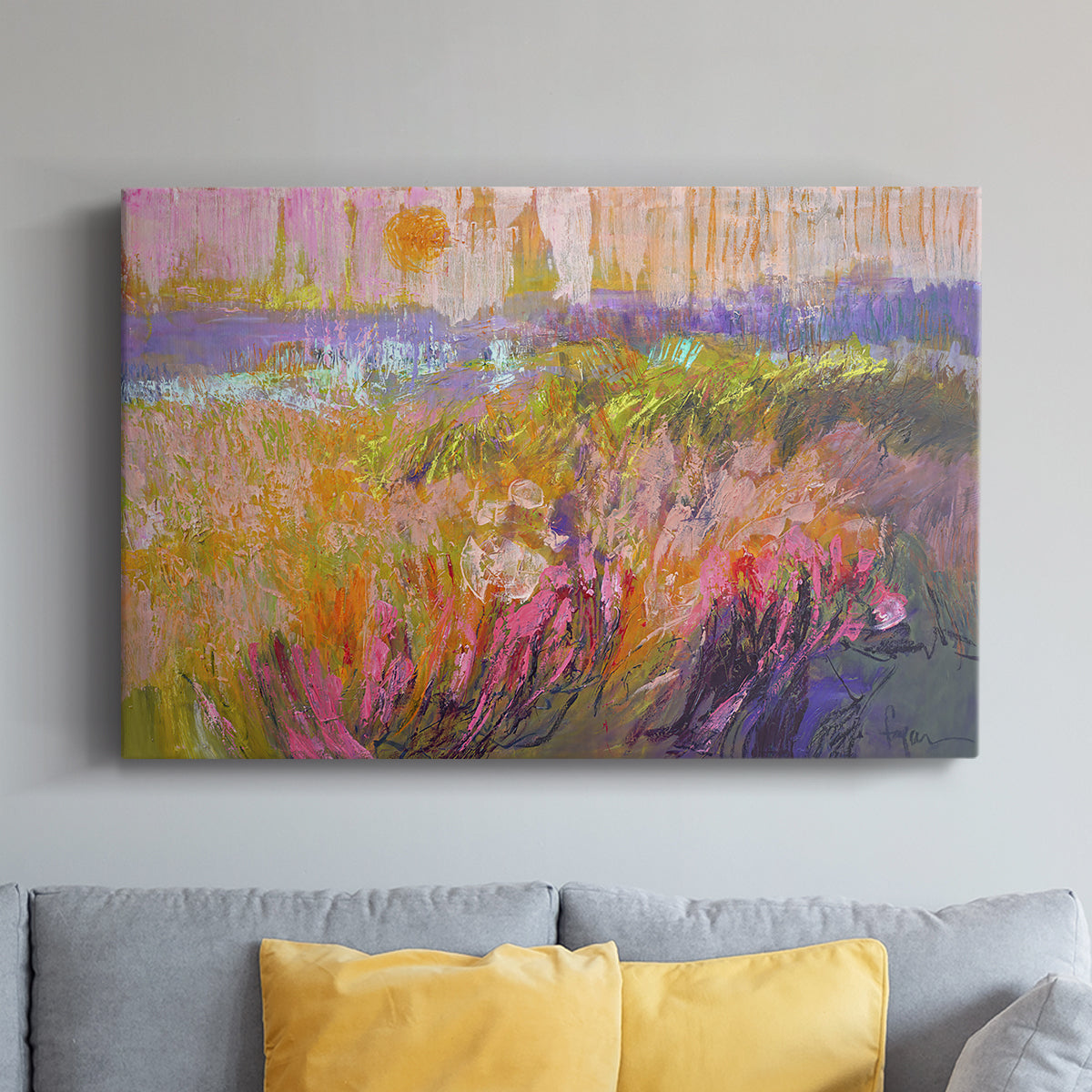 Among the Green Pastures VI - Canvas Art Print