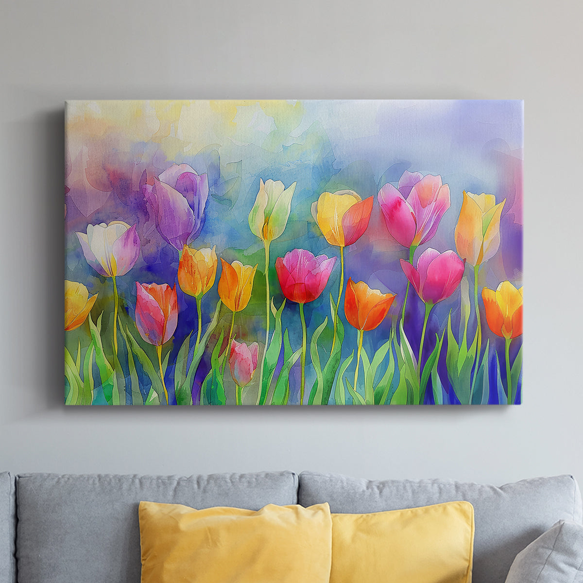 Floral Watercolor XLII - Canvas Art Print
