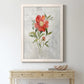 Linen Peony - Premium Canvas Framed in Barnwood - Ready to Hang