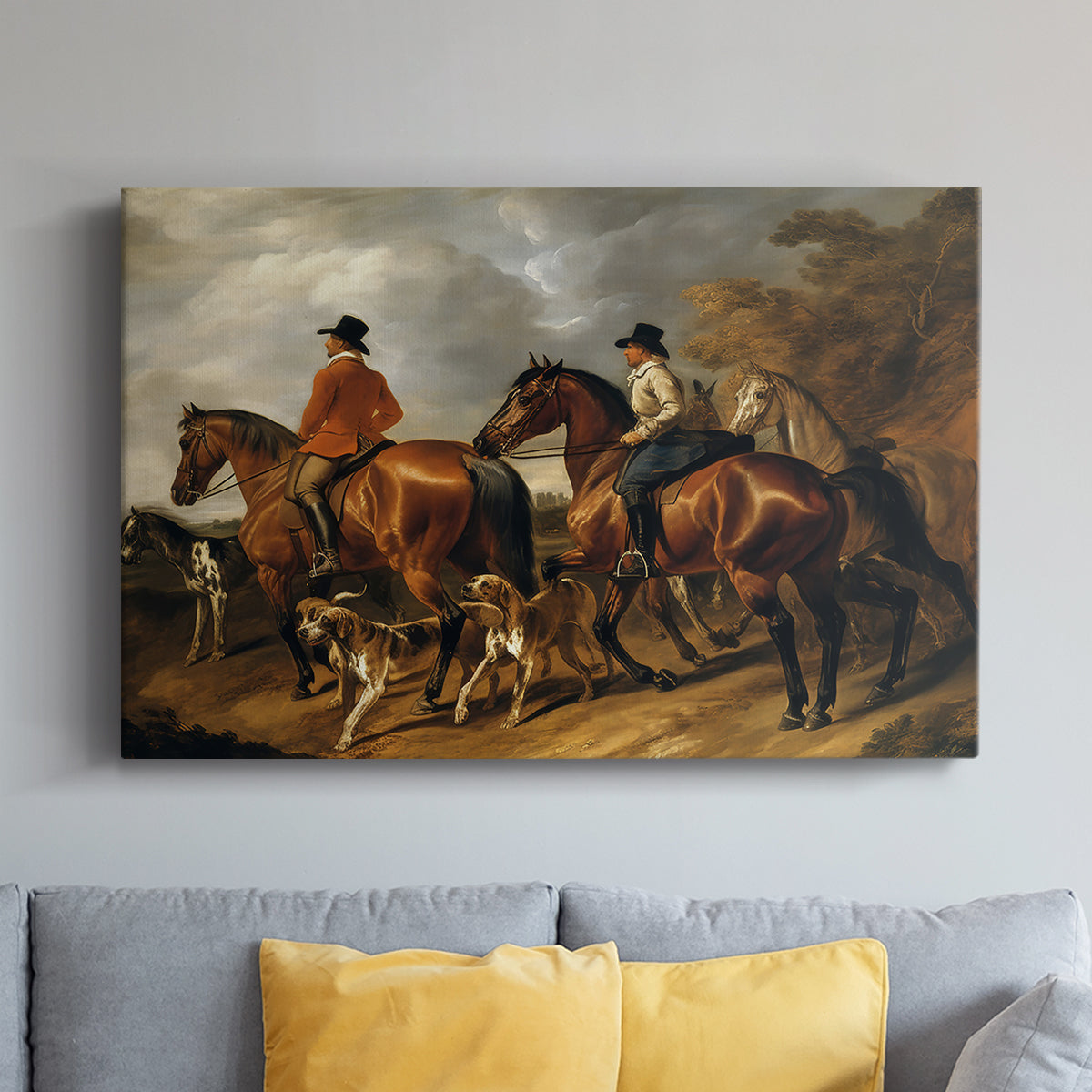 Vintage Hunt LXXIX - Canvas Art Print