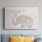 Floral Elephant - Canvas Art Print