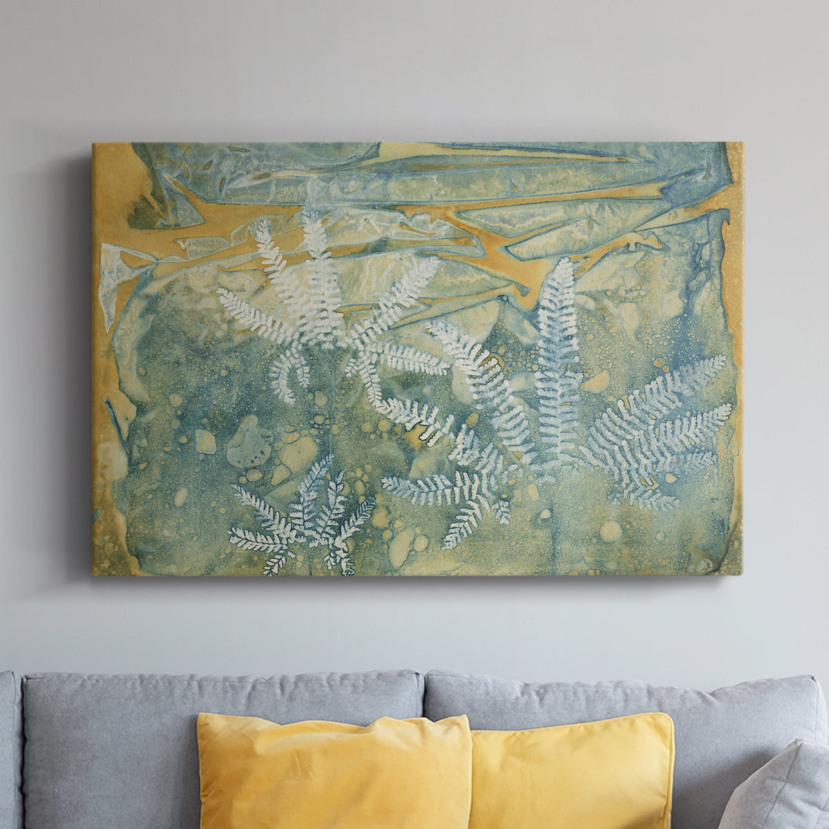 Floating Ferns - Canvas Art Print