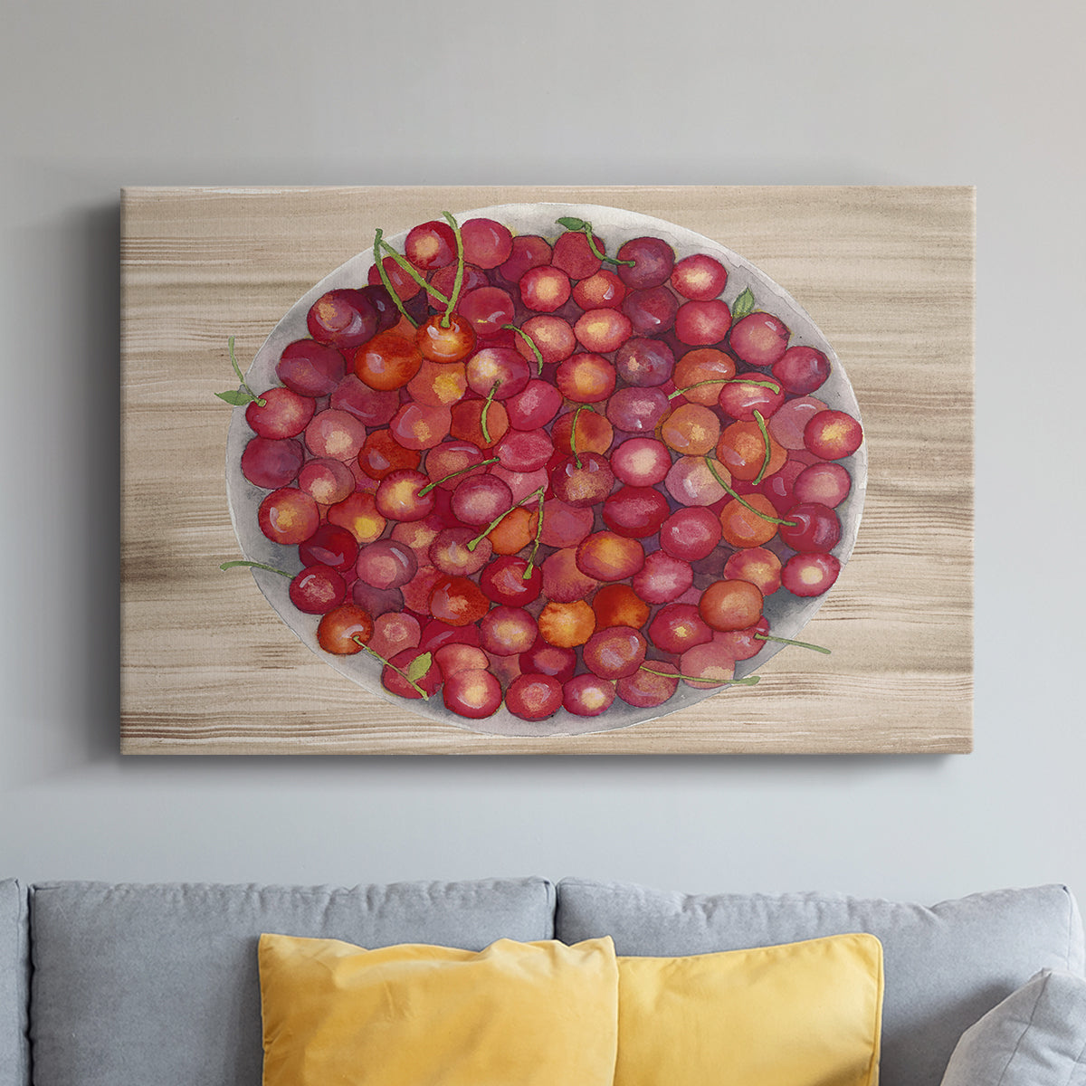 Bowls of Fruit IV - Canvas Art Print