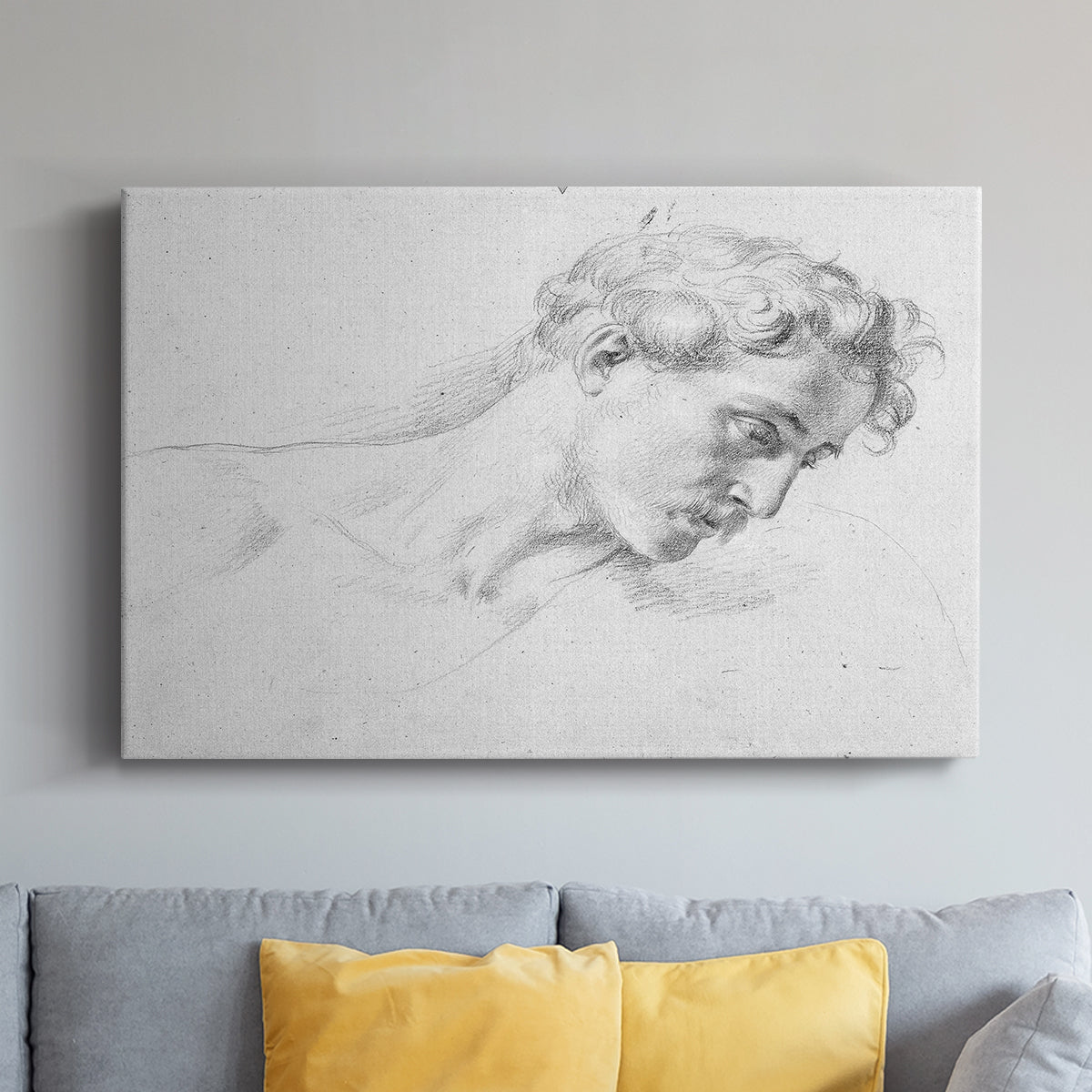 Vintage Sketch LXXVIII - Canvas Art Print