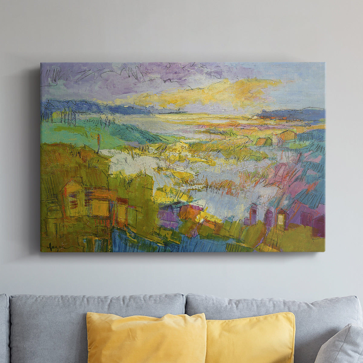 Diamond Girl Dances - Canvas Art Print