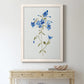 Blue Blossom Botanical II - Premium Canvas Framed in Barnwood - Ready to Hang