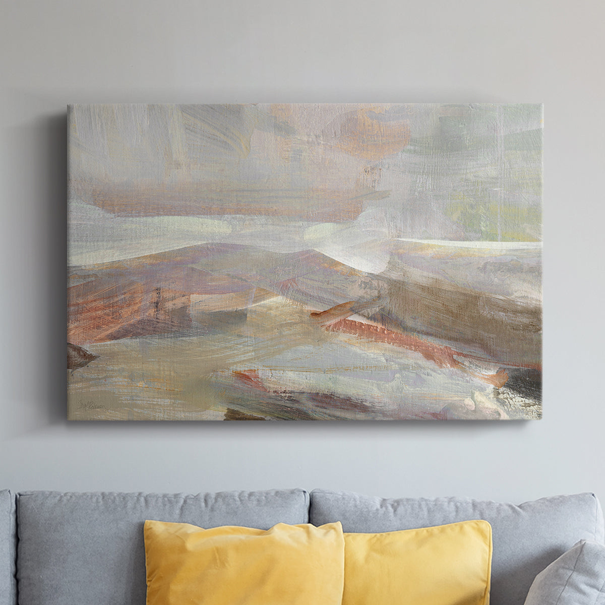 Distant Canyon - Canvas Art Print