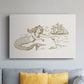 Sunning Mermaid I - Canvas Art Print