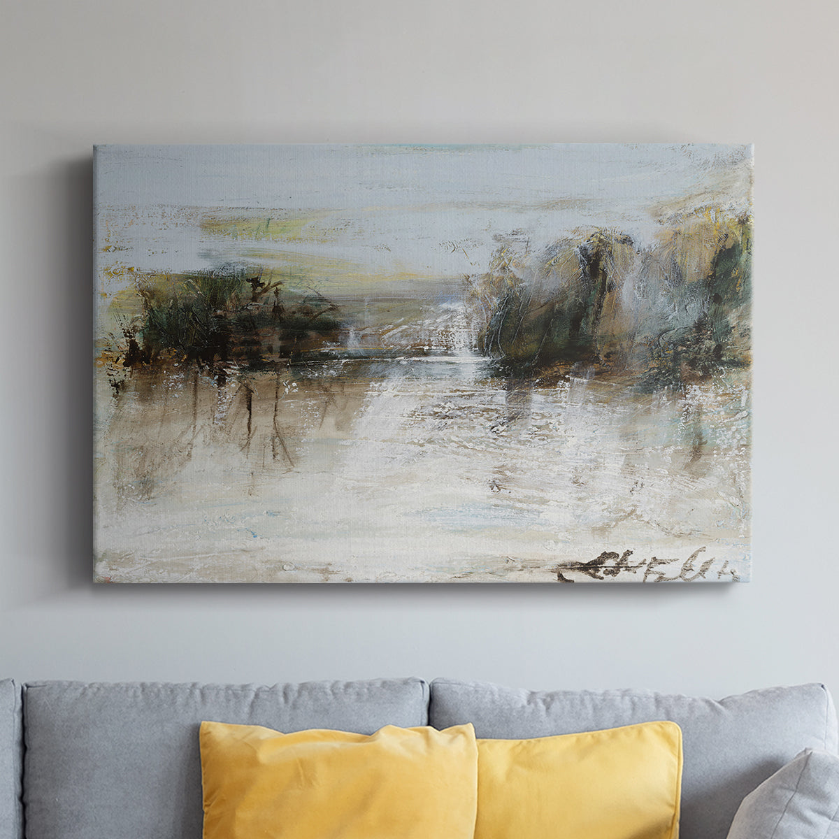 Wintery Horizon I - Canvas Art Print