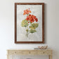 Linen Geranium - Premium Canvas Framed in Barnwood - Ready to Hang