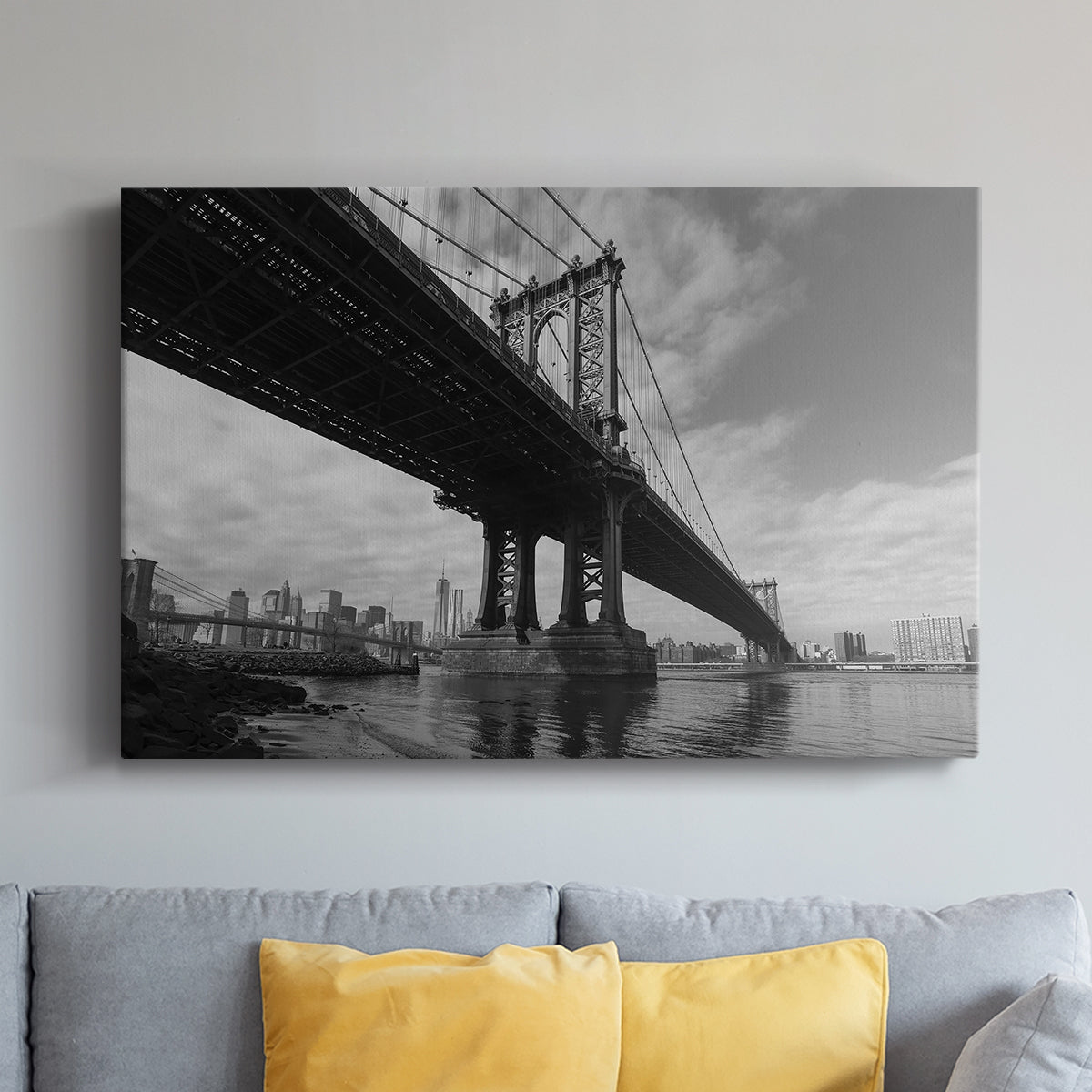 Manhattan Bridge - Canvas Art Print