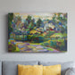 White Barn - Canvas Art Print