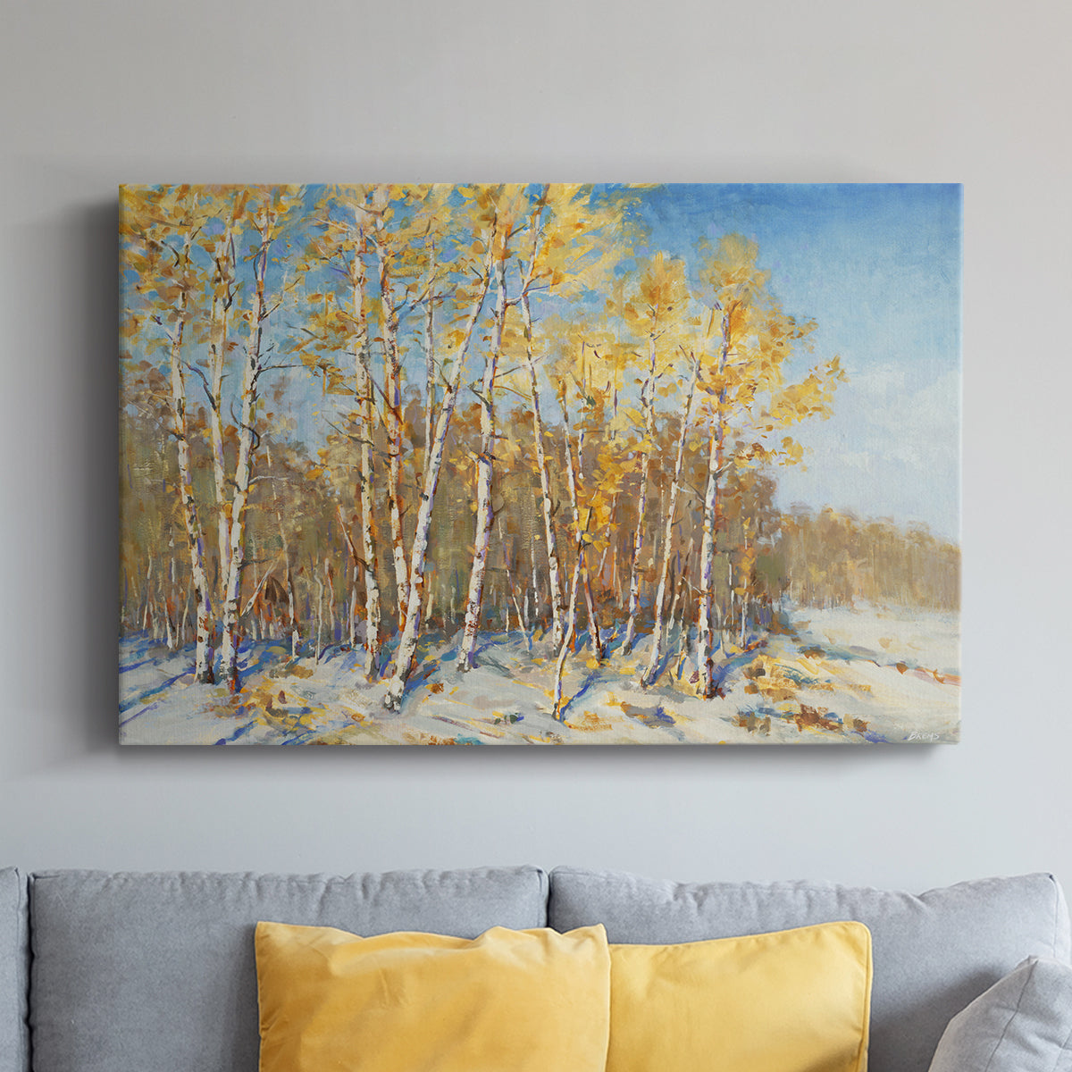 Autumn Trees - Canvas Art Print