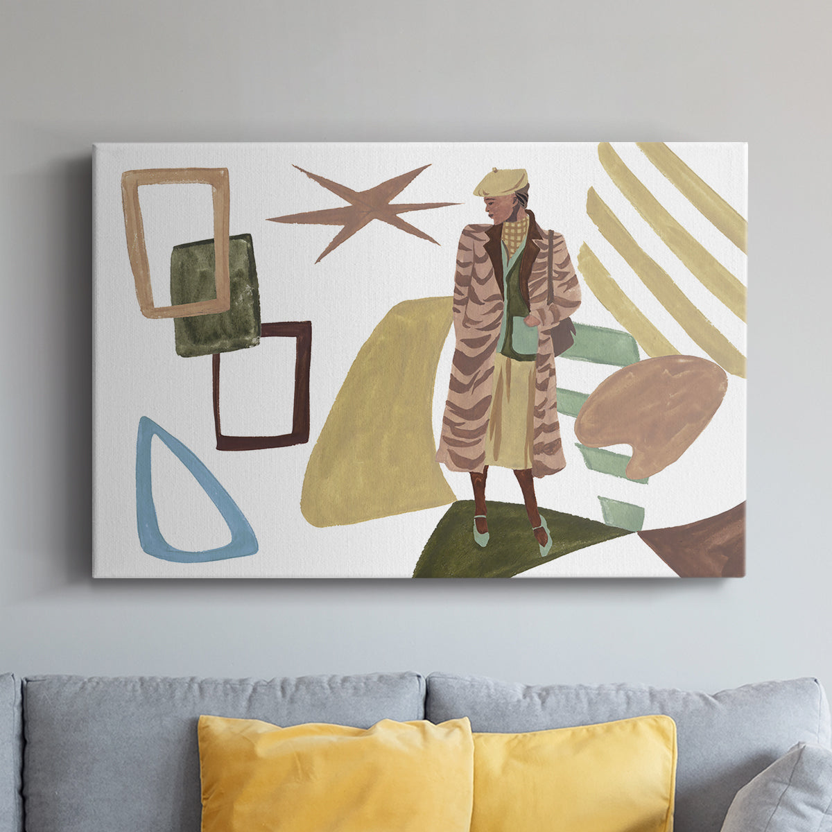 Vintage Vibes I - Canvas Art Print