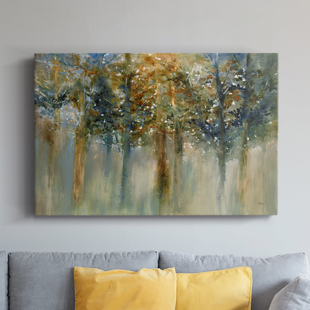 Rustic Leaves II - Canvas Art Print