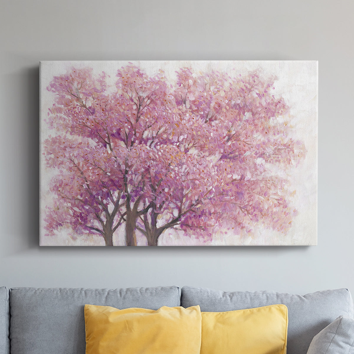 Pink Cherry Blossom Tree I - Canvas Art Print