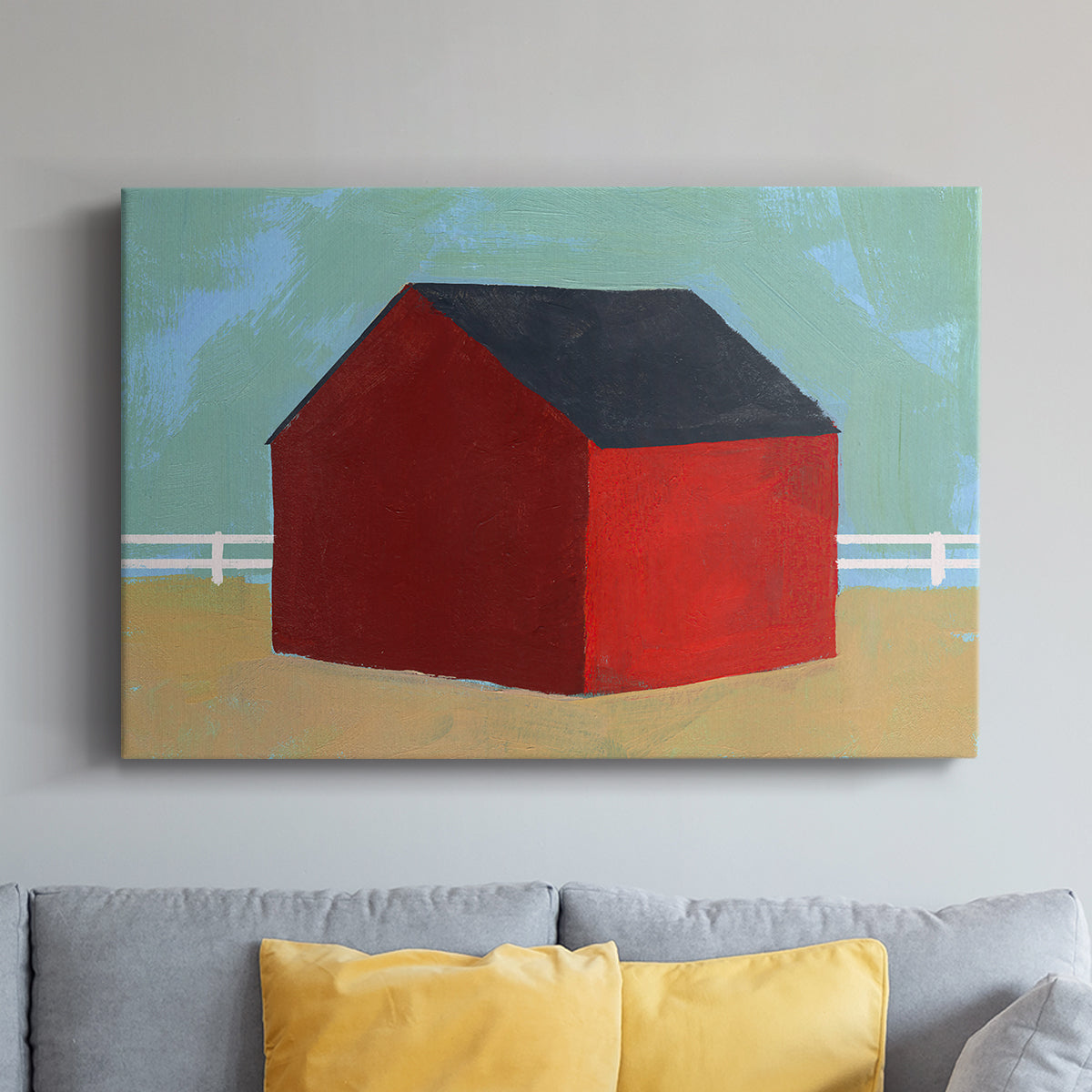 Big Red One IV - Canvas Art Print