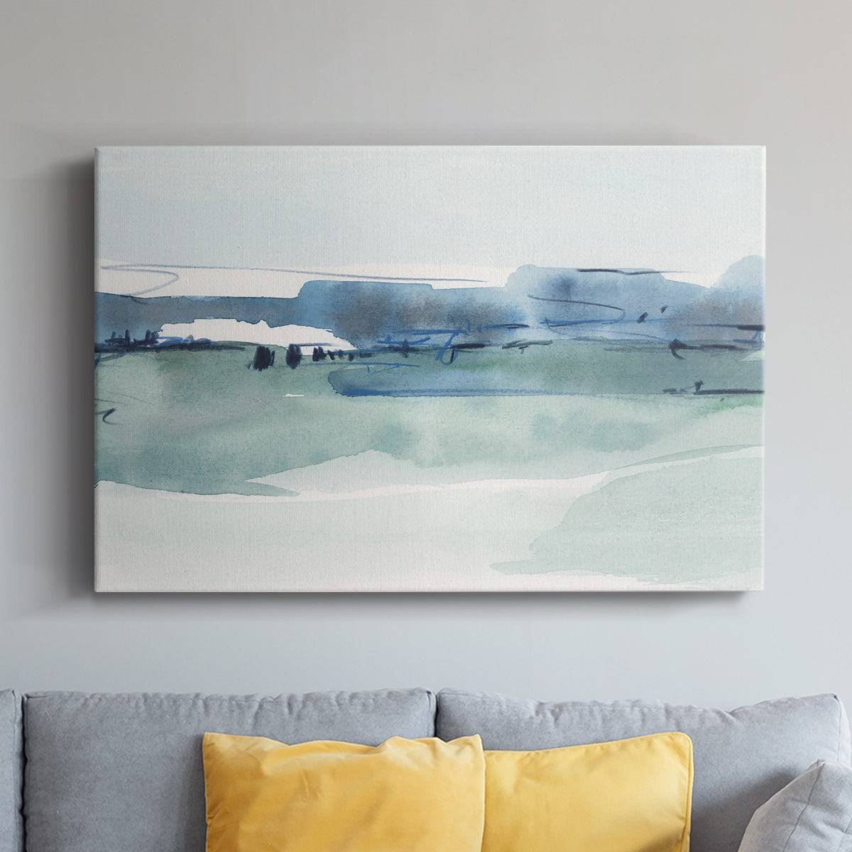 Ultramarine Vista I - Canvas Art Print